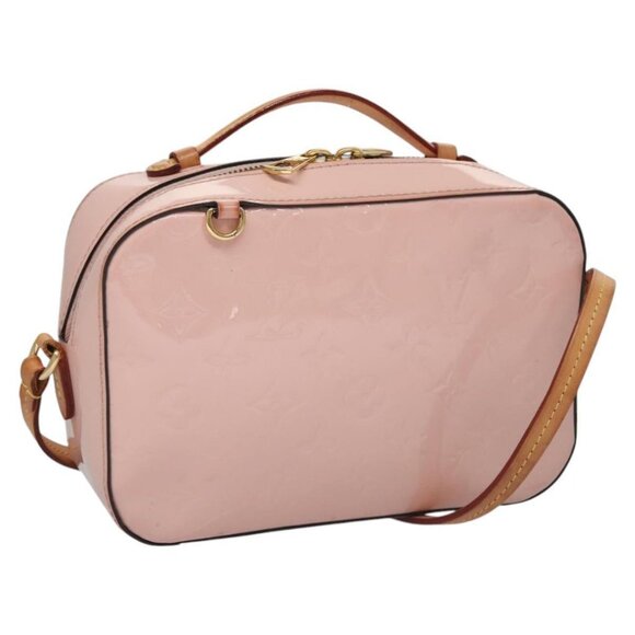 LOUIS VUITTON Vernis Santa Monica Shoulder Bag Rose valerine
